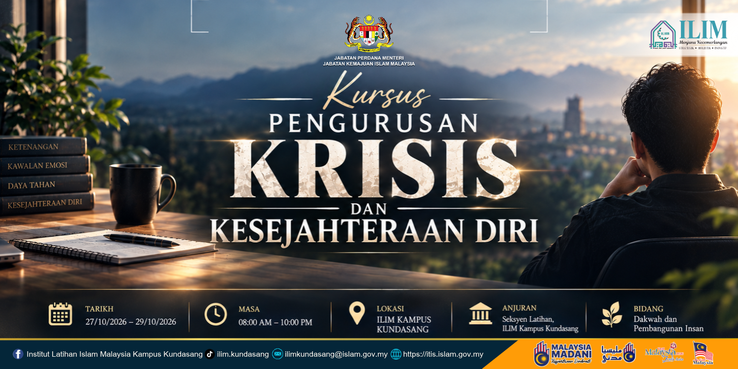 Banner Kursus Kursus Pengurusan Krisis Dan Kesejahteraan Diri